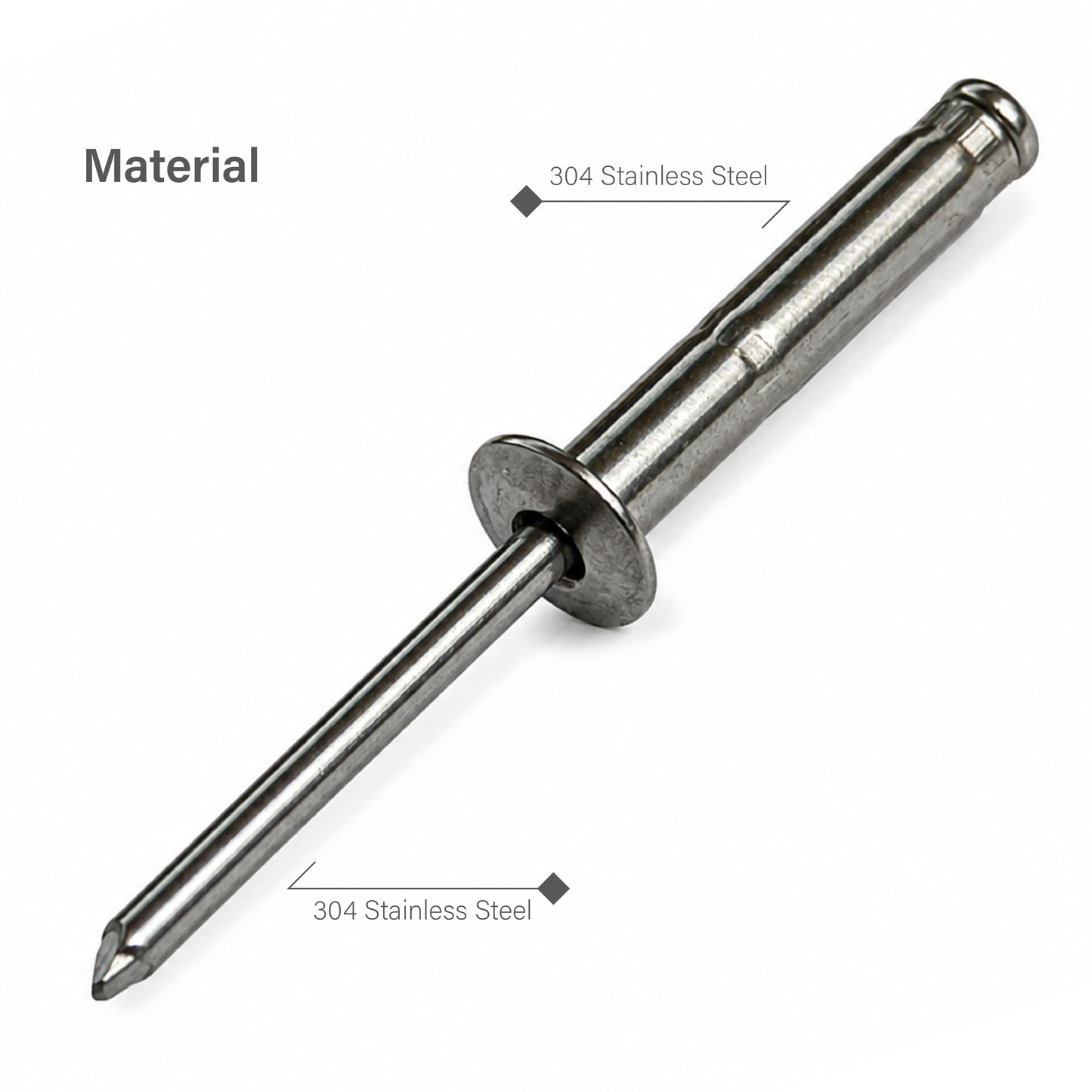 304 Stainless Steel Tri-Fold Blind Rivets