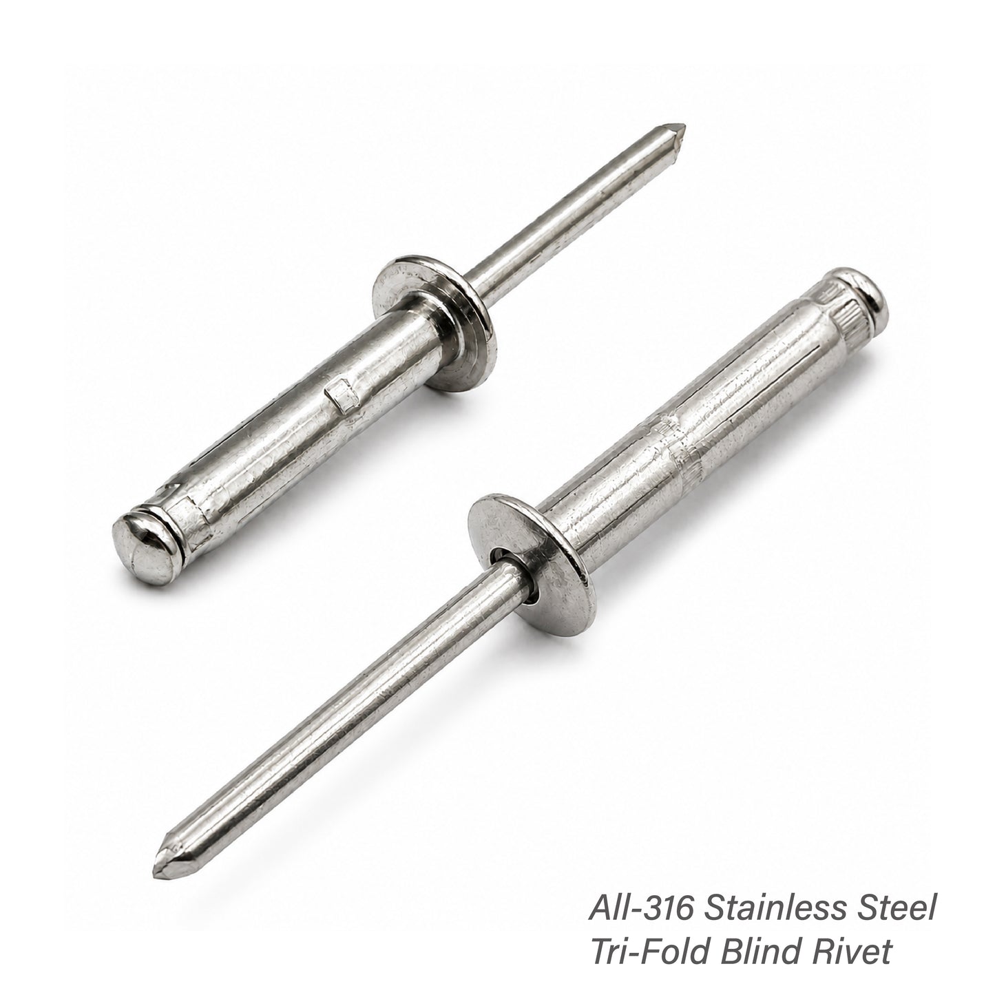 316 Stainless Steel Tri-Fold Blind Rivets