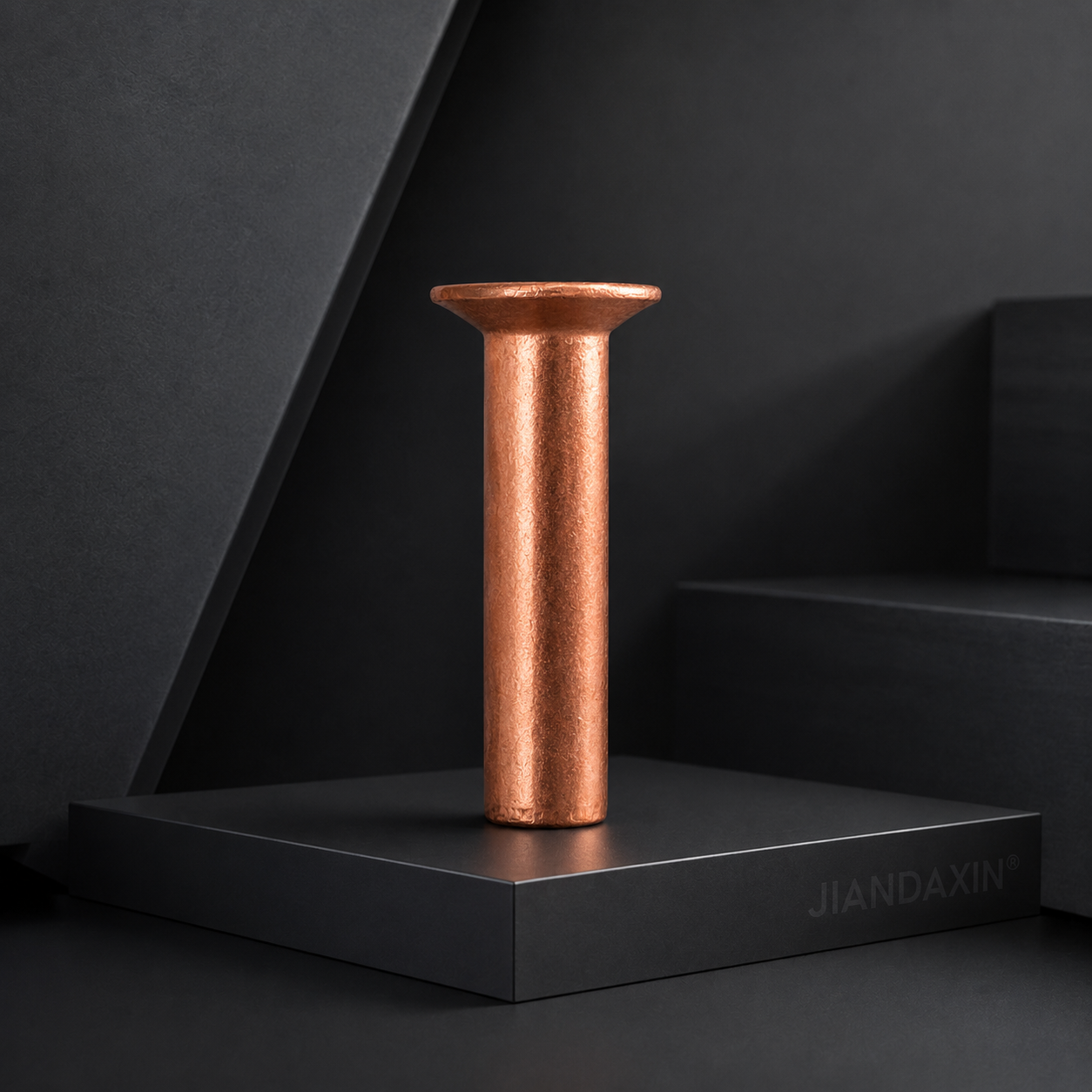 Pure Copper Countersunk Solid Rivets – Hammer-Set