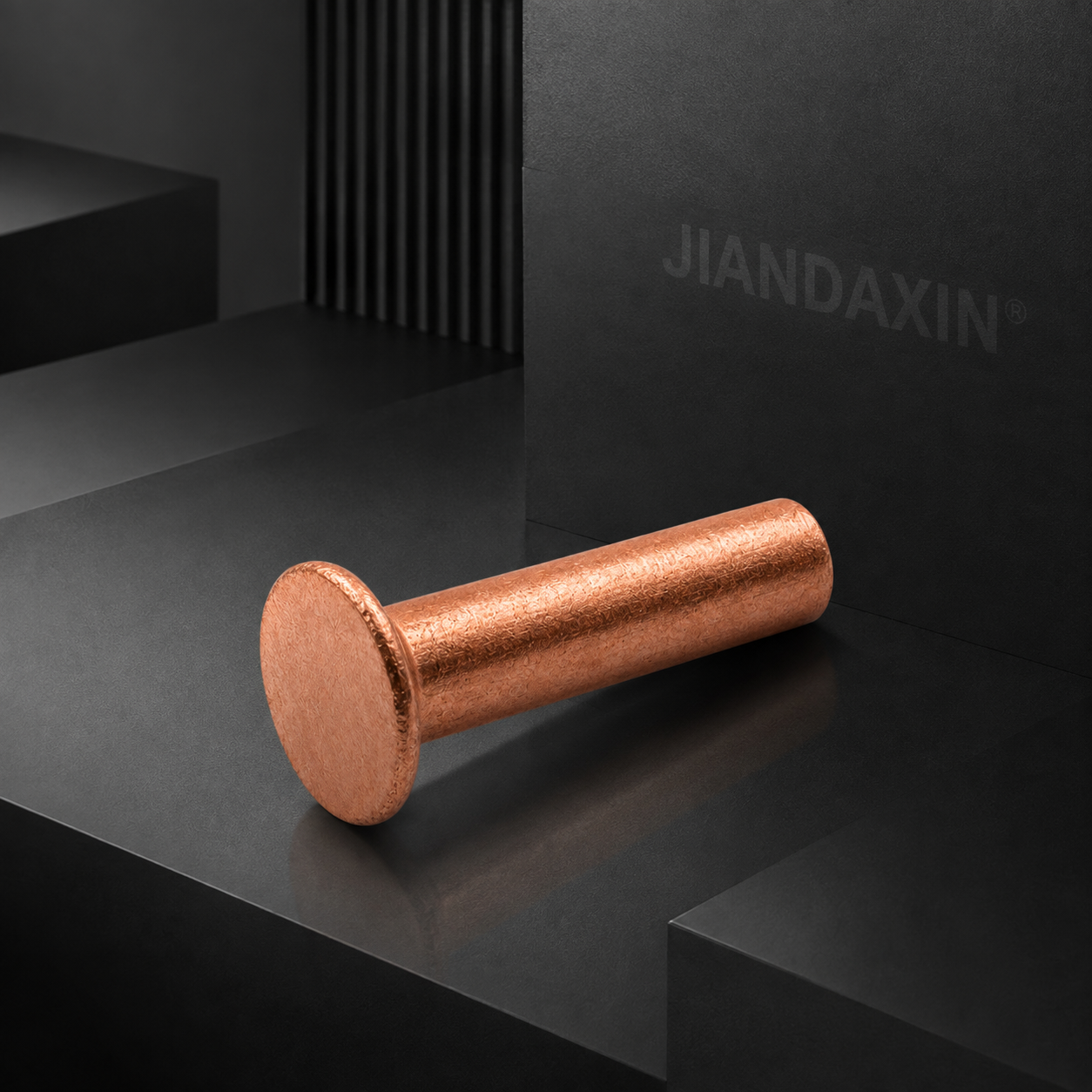 Pure Copper Countersunk Solid Rivets – Hammer-Set