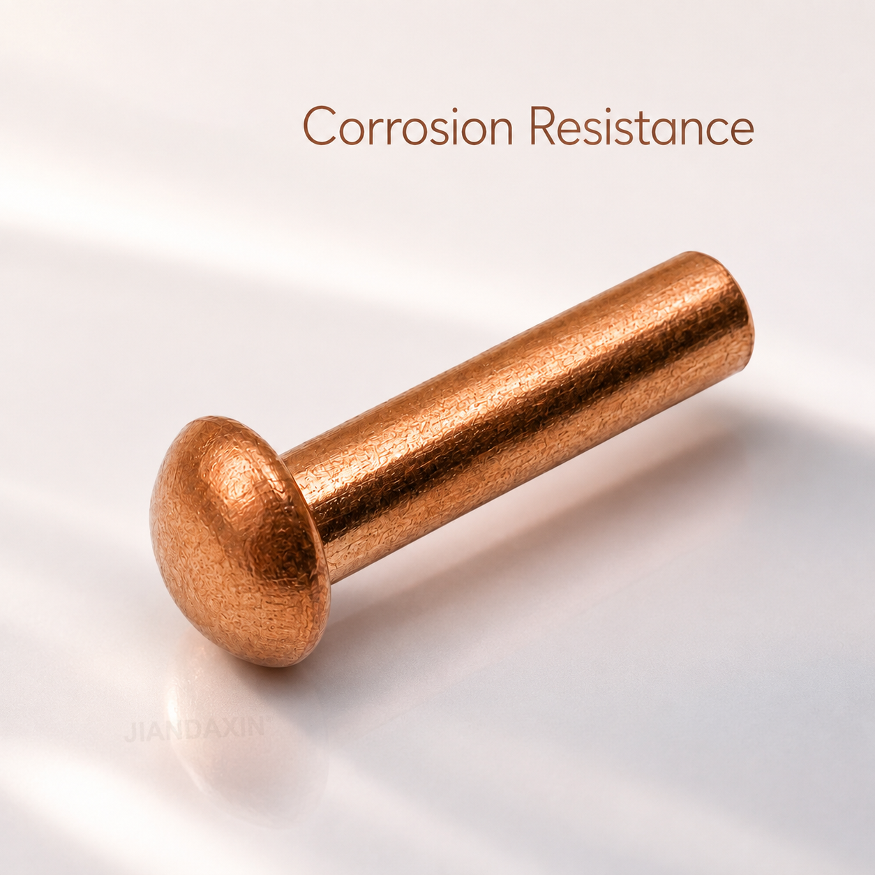 Pure Copper Round Head Solid Rivets