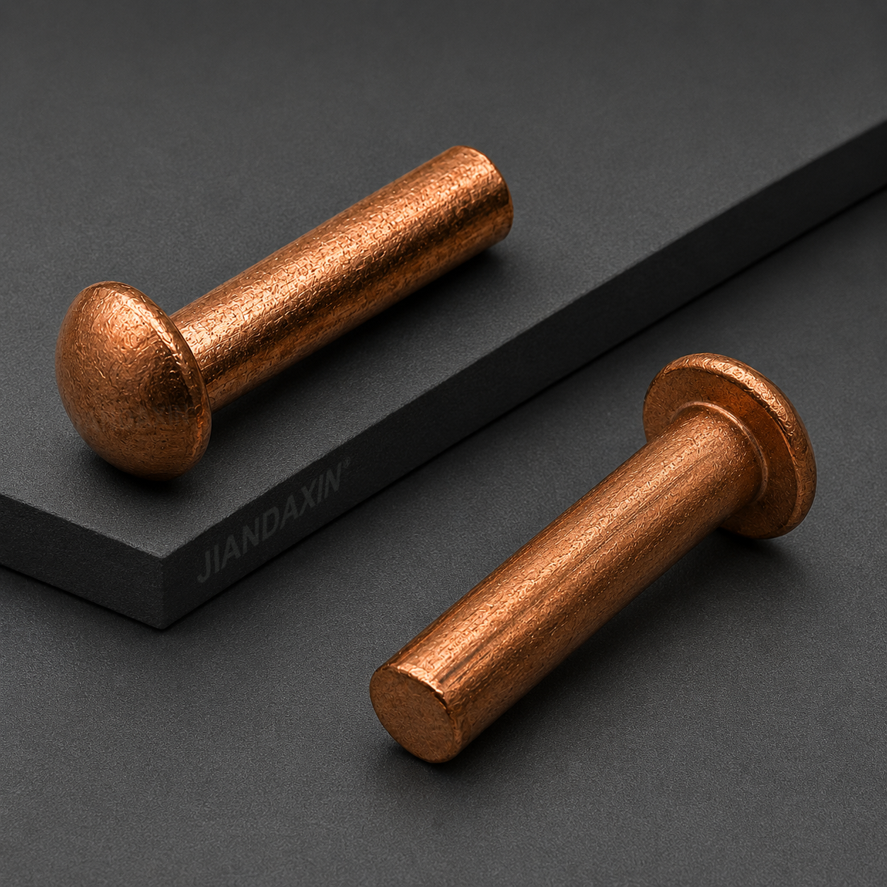 Pure Copper Round Head Solid Rivets