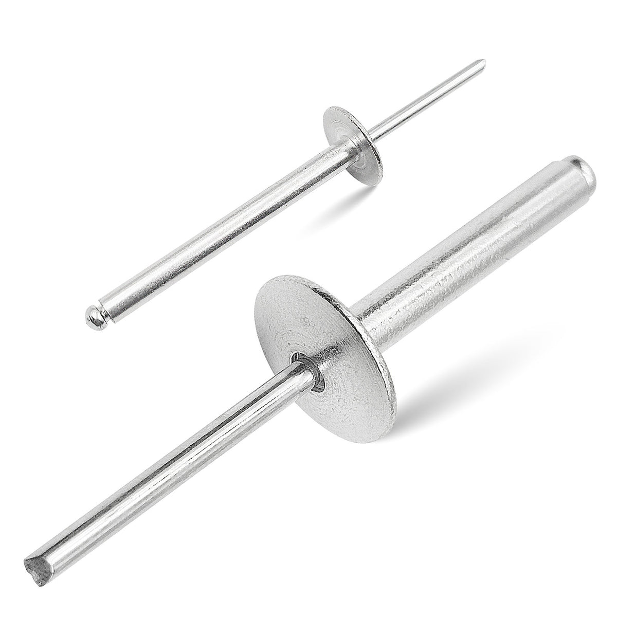 Aluminum Extended-Length Large-Flange Blind Rivets