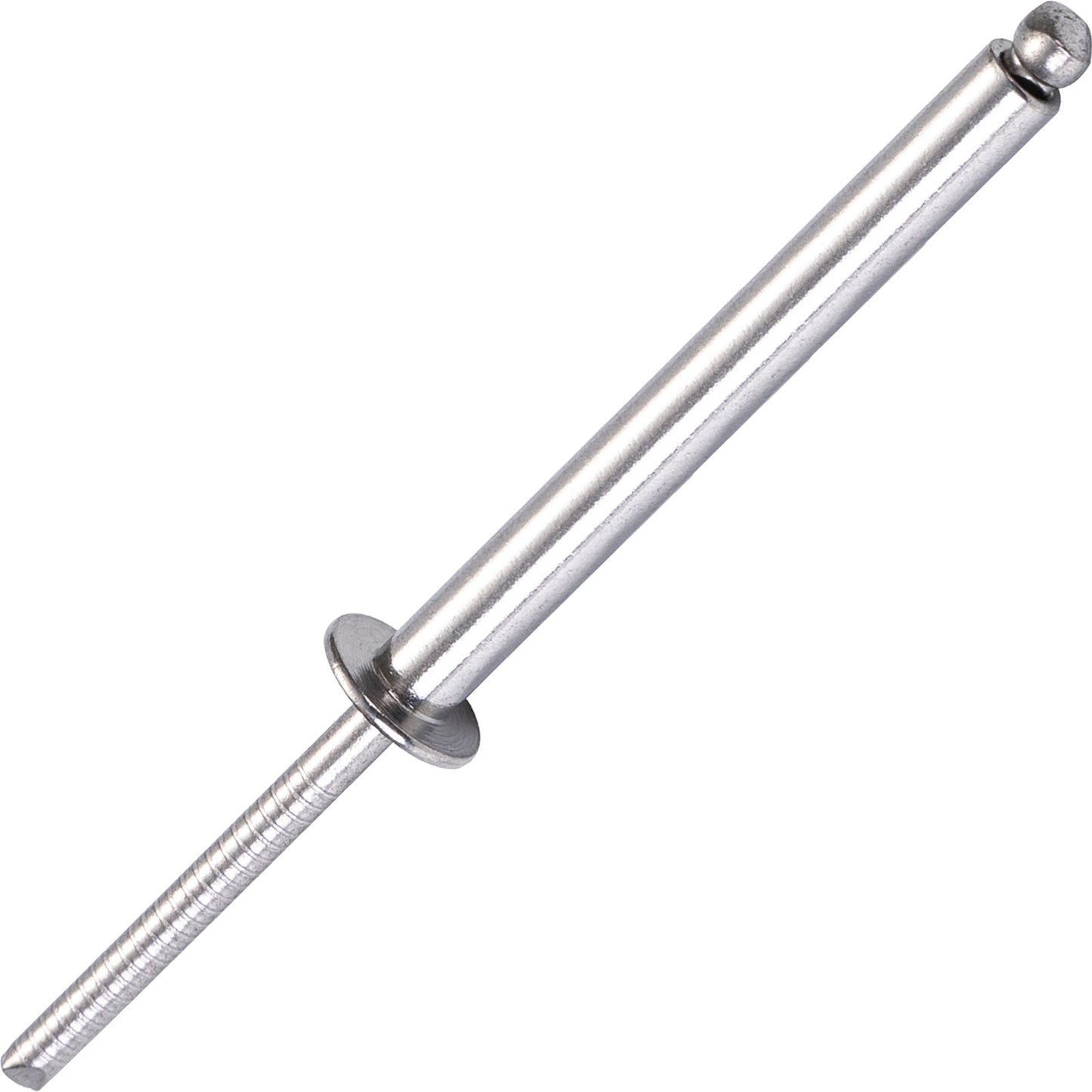 Stainless Steel Extra-Long Blind Rivets, Extended-Length Pop Rivets with Stainless Steel Body and Mandrel, Corrosion-Resistant
