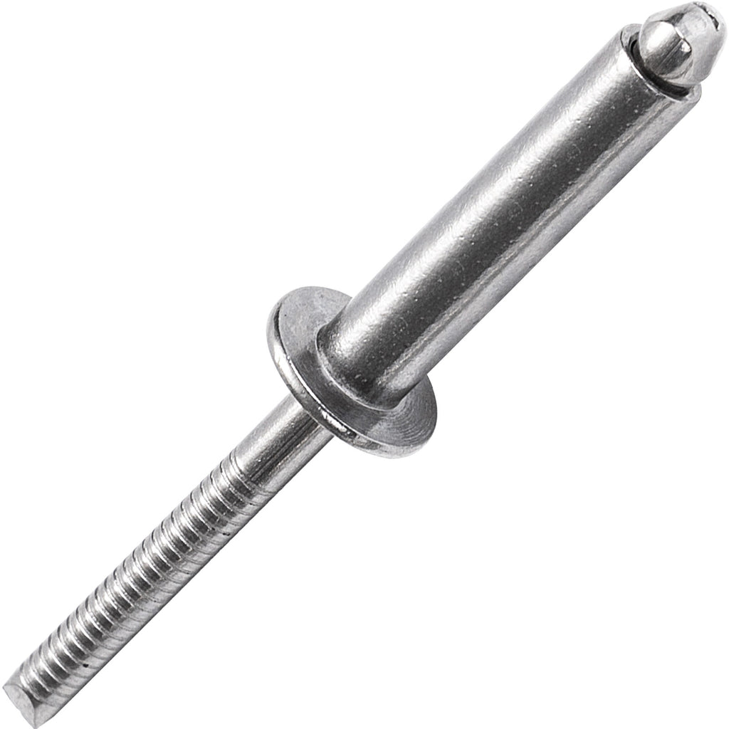 Extralange Edelstahl-Blindnieten, 1/4" (6,4 mm) Durchmesser
