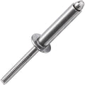 Extralange Edelstahl-Blindnieten, 1/4" (6,4 mm) Durchmesser