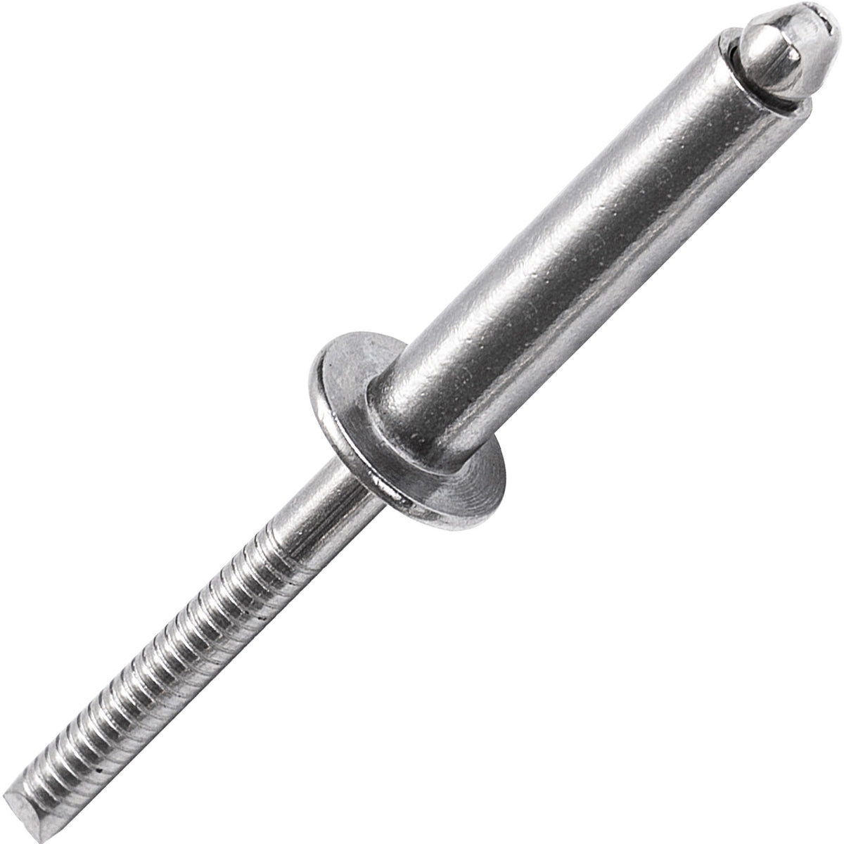 Extra-Long Blind Rivets, 1/4" (6.4mm) Diameter, All-Stainless Steel Extended-Length Pop Rivets