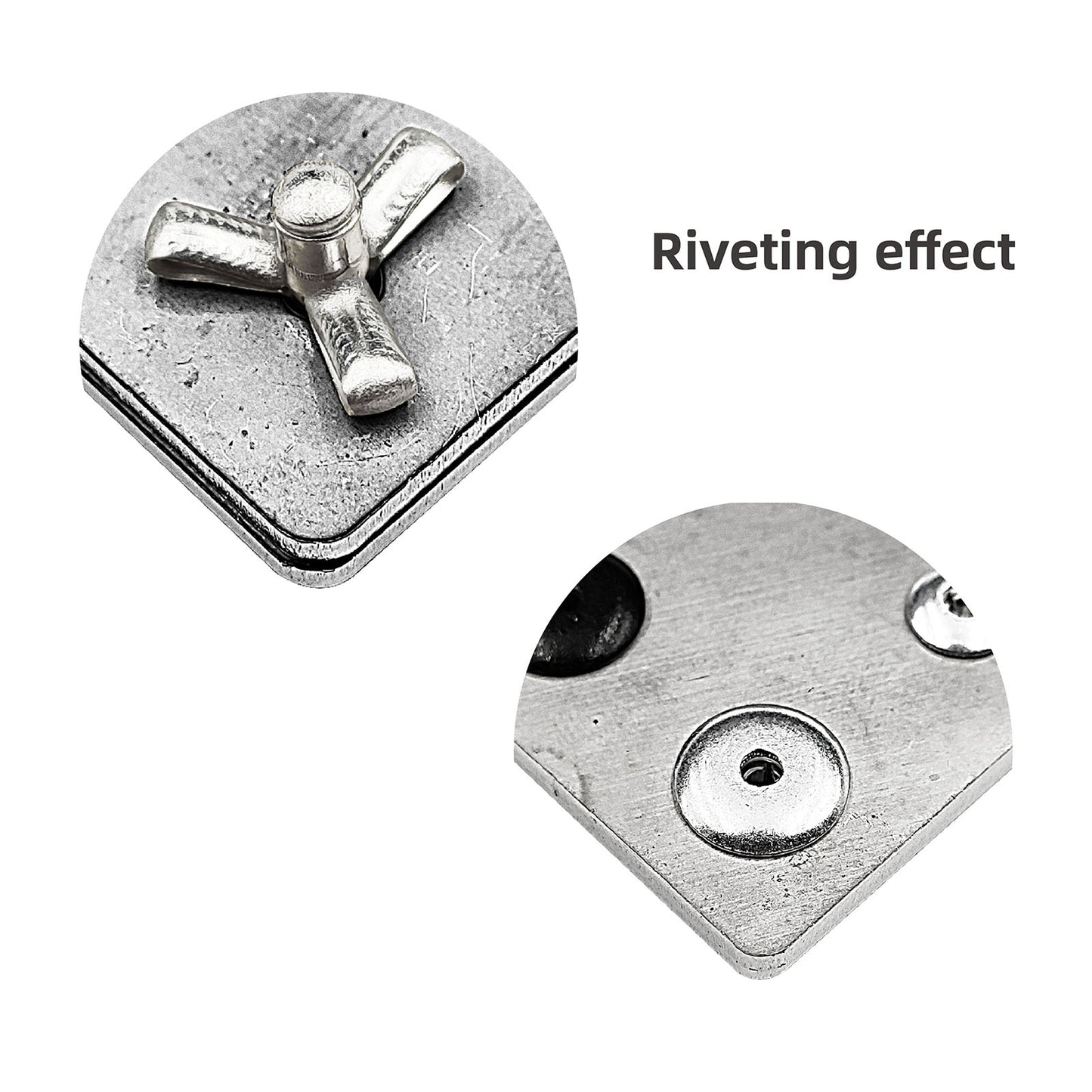 Tri-Fold Aluminum Blind Rivets, Tri-Grip Exploding Bulb-Style Pop Rivets for Automotive Panels, Plastic and Soft Materials