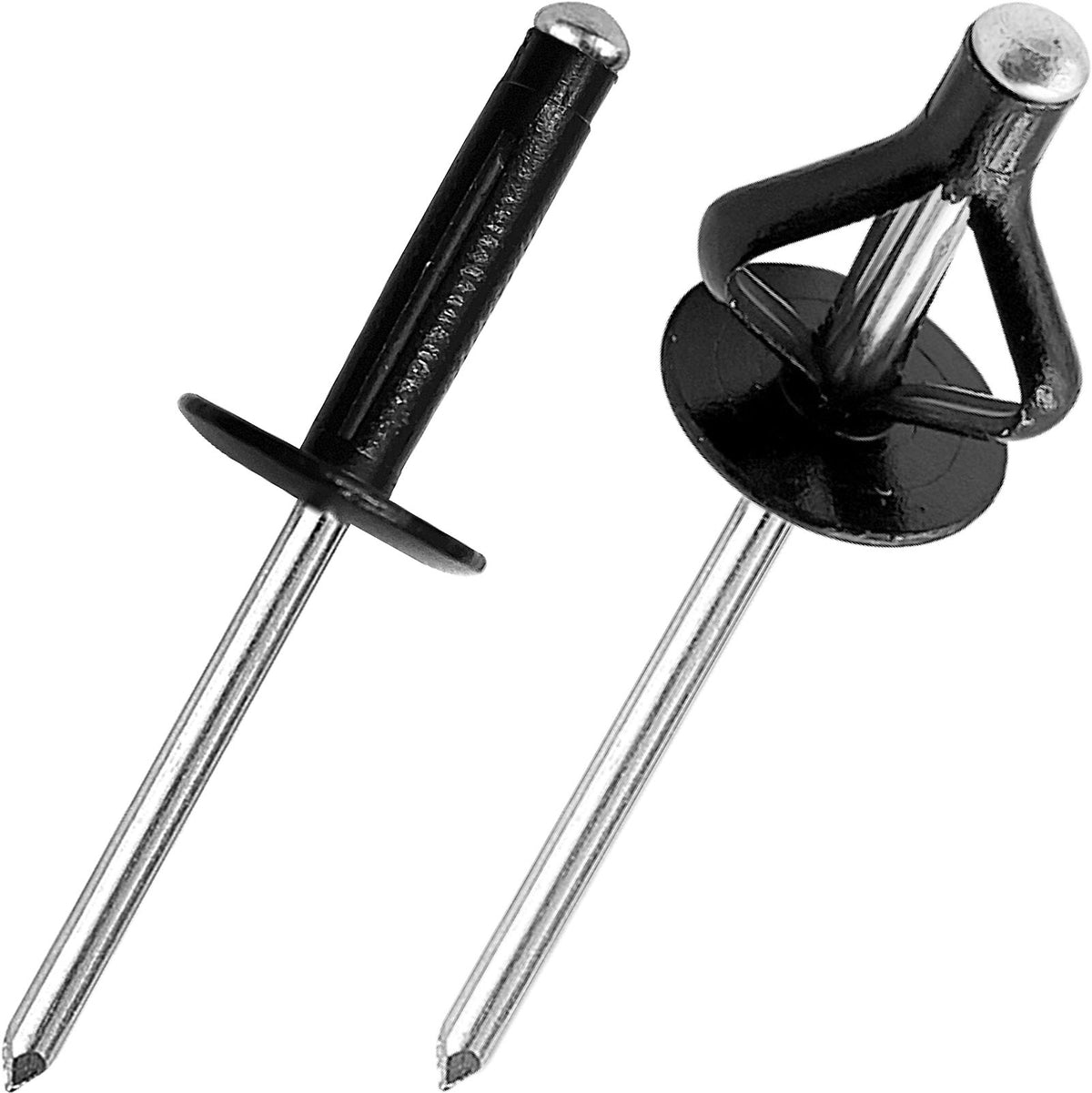 Tri-Fold Large-Head Aluminum Blind Rivets, Large-Flange Exploding Pop Rivets for Automotive Panels, Plastic and Soft Materials