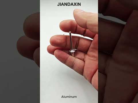 Geschlossene Edelstahl-Blindnieten mit Flachrundkopf